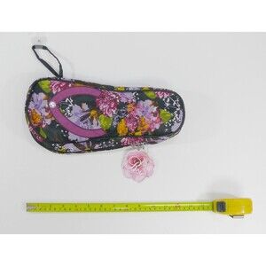 NWT Once Upon a Rose Flip Flop Beach bathing suite storage Tote waterproof Bag